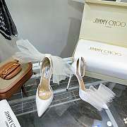 Jimmy Choo Aveline 100 sandals in White - 3