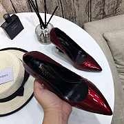 SAINT LAURENT Champange Red Opyum 85 Heels 212418F122004 - 4