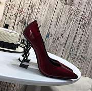 SAINT LAURENT Champange Red Opyum 85 Heels 212418F122004 - 2