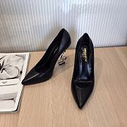 SAINT LAURENT Black Opyum 85 Heels 212418F122004 - 2