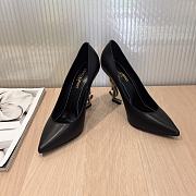 SAINT LAURENT Black Opyum 85 Heels 212418F122004 - 3