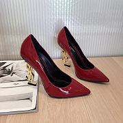 SAINT LAURENT Red Opyum 85 Heels 212418F122004 - 2