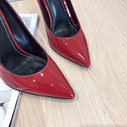 SAINT LAURENT Red Opyum 85 Heels 212418F122004 - 3