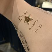 DIOR & MOI SLINGBACK PUMP Nude Mesh Cannage Embroidery KCP890RCE_S42P - 6