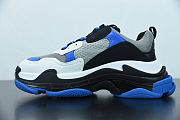 Balenciaga Triple S Black White Blue 536737W2CA14124 - 3