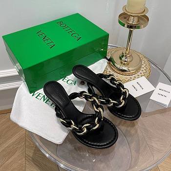 Bottega Veneta Black Dot Sandals