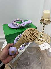 Bottega Veneta Lilac Dot Sandals - 2