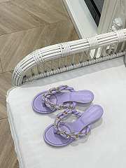 Bottega Veneta Lilac Dot Sandals - 5