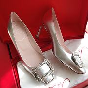 Trompette Crystal Buckle Pumps in Fabrics RVW40029040JO1B200 - 2