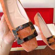 Belle Vivier Turtle Buckle Pumps in Suede RVW00627970HR0R608 - 3