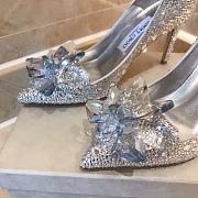 Jimmy Choo Alia Crystal Covered Pointy Toe Pumps - 4