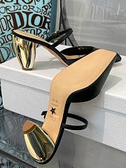 DIOR RHODES HEELED MULE Black Calfskin KDP924VEA_S900 - 4