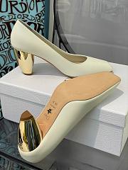 DIOR RHODES PUMP White Calfskin KCP925VEA_S03W - 5