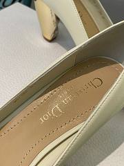 DIOR RHODES PUMP White Calfskin KCP925VEA_S03W - 4