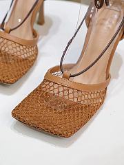 BOTTEGA VENETA MESH SANDALS IN BEIGE - 2