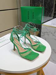 BOTTEGA VENETA MESH SANDALS IN GREEN 651388VBSD33730 - 6