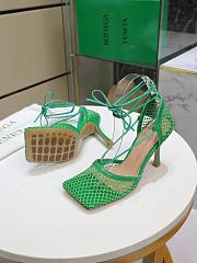 BOTTEGA VENETA MESH SANDALS IN GREEN 651388VBSD33730 - 4