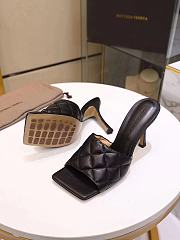 Bottega Veneta Women's Black The Lido Leather Sandal - 3