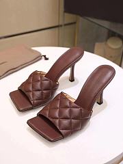 Bottega Veneta Women's Brown The Lido Leather Sandal - 4