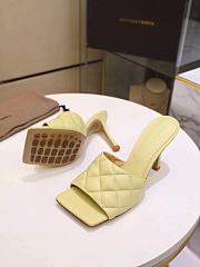 Bottega Veneta Women's Yellow The Lido Leather Sandal - 5