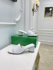 Bottega Veneta White Band Sandals - 3