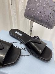 Prada Brushed Black leather slides 1XX591_055_F0002_F_005 - 5