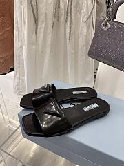 Prada Brushed Black leather slides 1XX591_055_F0002_F_005 - 3