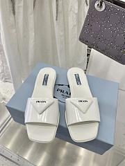 Prada Brushed white leather slides 1XX591_055_F0009_F_005 - 5