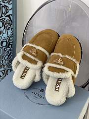 Prada Cognac Shearling slippers 1S711M_1A6_F0046_F_020 - 6