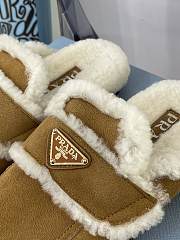 Prada Cognac Shearling slippers 1S711M_1A6_F0046_F_020 - 5