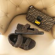 Fendi Feel Green sheepskin sandals 8X8229AGETF1FHO - 2