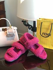 Fendi Feel Purple sheepskin sandals 8X8229AGETF1FZF - 6