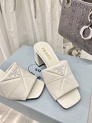 Prada Quilted nappa White leather sabots 1XX583_038_F0009_F_BB65 - 6