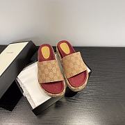 Gucci platform slide sandal 001 - 1