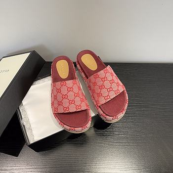 Gucci platform slide sandal 002