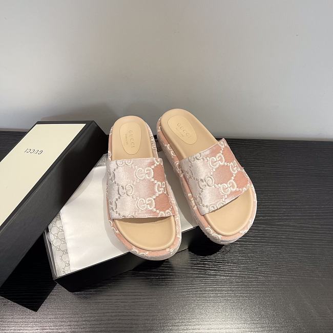 Gucci platform slide sandal 006 - 1