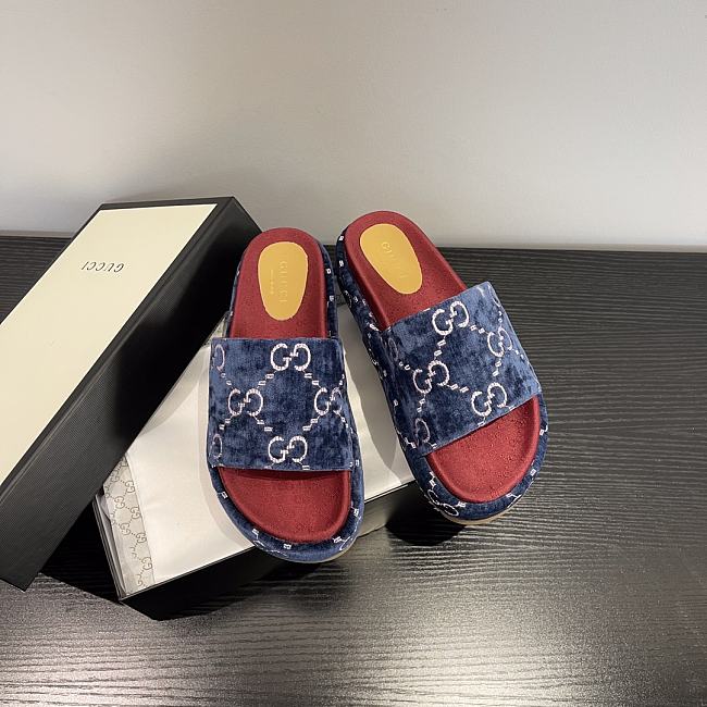 Gucci platform slide sandal 009 - 1