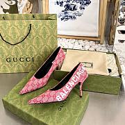 Gucci x Balenciaga The Hacker Project Square Knife pump Pink - 6