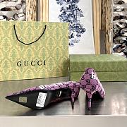 Gucci x Balenciaga The Hacker Project Square Knife pump Purple - 4