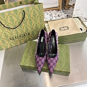 Gucci x Balenciaga The Hacker Project Square Knife pump Purple - 3