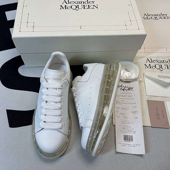 Alexander McQueen Oversized Full White Clear - 1