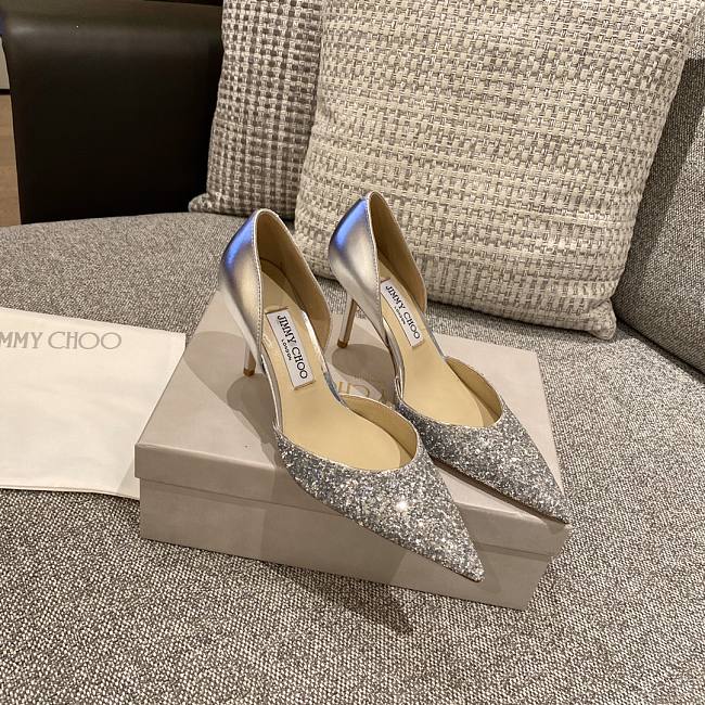 Jimmy Choo Love Degrade Glitter 85 Pumps - 1