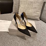 Jimmy Choo Love Degrade Glitter Black 85 Pumps - 2