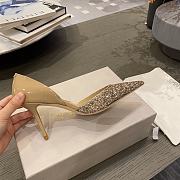 Jimmy Choo Love Degrade Glitter Golden 85 Pumps - 2