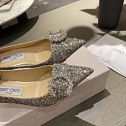 Jimmy Choo Saresa 85 Glitter Pumps - 65MM - 6