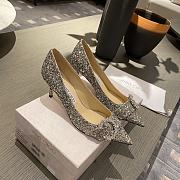 Jimmy Choo Saresa 85 Glitter Pumps - 65MM - 5