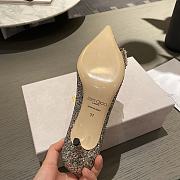 Jimmy Choo Saresa 85 Glitter Pumps - 65MM - 3