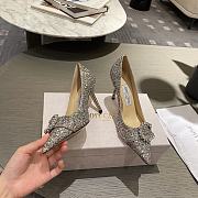 Jimmy Choo Saresa 85 Glitter Pumps - 85MM - 1