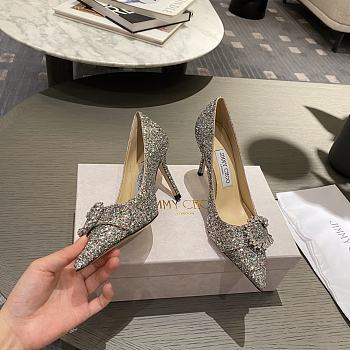 Jimmy Choo Saresa 85 Glitter Pumps - 85MM