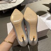 Jimmy Choo Silver Crystal Love 100 Heels - 85MM - 4